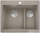 Blanco PLEON 6 SILGRANIT® Split mosogató medence, balos főmedence, tartufo 521696