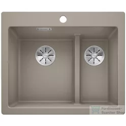   Blanco PLEON 6 SILGRANIT® Split mosogató medence, balos főmedence, tartufo 521696