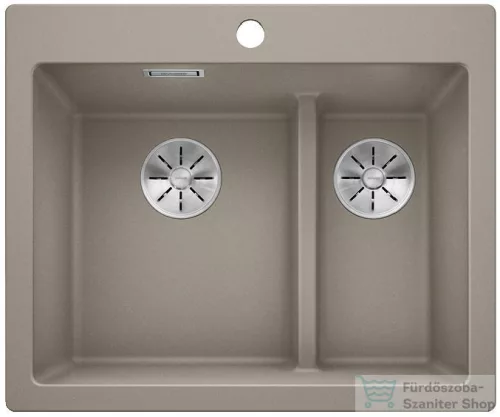 Blanco PLEON 6 SILGRANIT® Split mosogató medence, balos főmedence, tartufo 521696