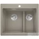 Blanco PLEON 6 SILGRANIT® Split mosogató medence, balos főmedence, tartufo 521696