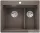 Blanco PLEON 6 SILGRANIT® Split mosogató medence, balos főmedence, kávé 521698