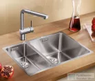 Blanco ANDANO 340/180-IF rozsdamentes acél mosogató medence, jobbos főmedencével, selyemfényű acél 522973