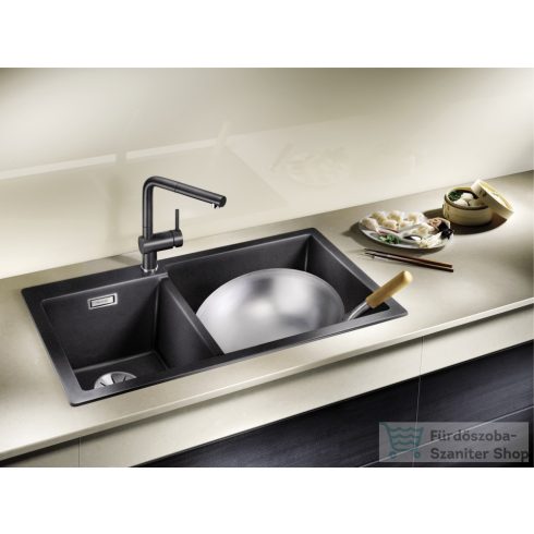 BLANCO PLEON 9 antracit gránit mosogató jobbos főmedencével 523057