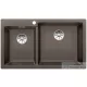 Blanco PLEON 9 SILGRANIT® mosogató medence, jobbos főmedence, kávé 523066