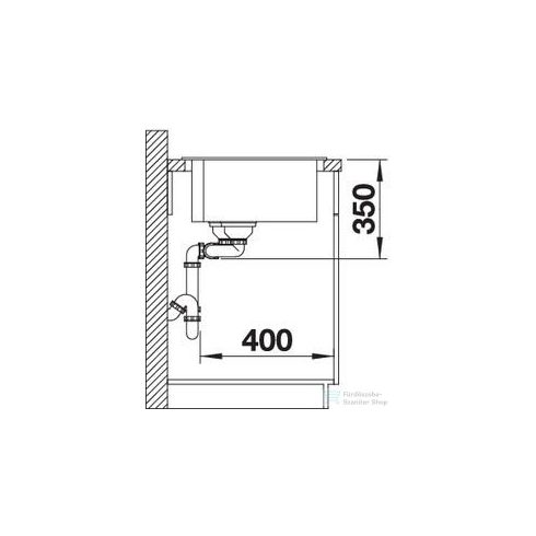 BLANCO PLEON 9 kávé gránit mosogató jobbos főmedencével 523066