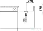 Blanco ZEROX 500-IF Durinox rozsdamentes acél mosogató medence, selyemfényű acél 523098