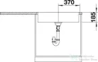Blanco ZEROX 700-IF Durinox rozsdamentes acél mosogató medence, selyemfényű acél 523099