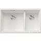 Blanco SUBLINE 430/270-U SILGRANIT® mosogató medence alulról való beépítéshez, balos főmedence, fehér 523155