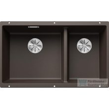   BLANCO SUBLINE 430/270-U SILGRANIT mosogatótál (balos főmedencével) kávé 523160