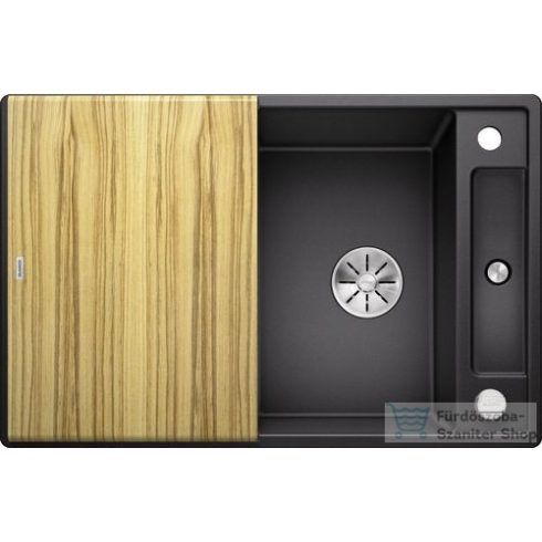 BLANCO AXIA III 45 S antracit gránit mosogató fa vágódeszkával távműködtetővel  523173