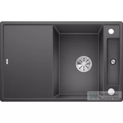   Blanco AXIA III 45 S SILGRANIT® mosogató medence, távműködtetővel, fa vágódeszkával, palaszürke 523174