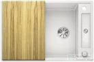 Blanco AXIA III 45 S SILGRANIT® mosogató medence, távműködtetővel, fa vágódeszkával, fehér  523177