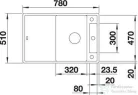 Blanco AXIA III 45 S SILGRANIT® mosogató medence, távműködtetővel, üveg vágólappal, antracit  523183