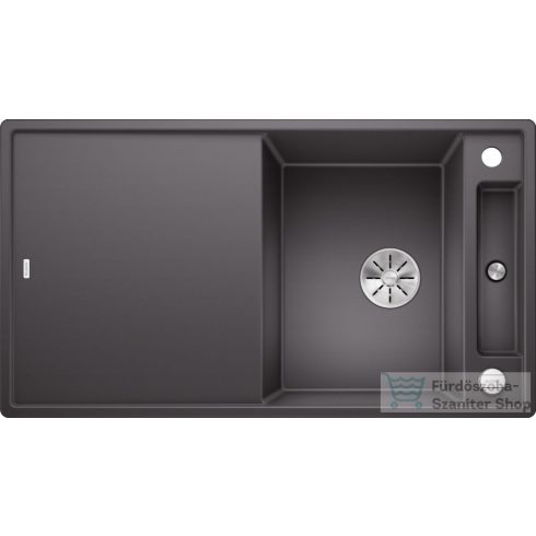 BLANCO AXIA III 5 S palaszürke gránit mosogató üveg vágólappal távműködtetővel  523216