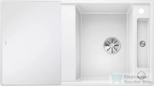 Blanco AXIA III 5 S SILGRANIT® mosogató medence, távműködtetővel, üveg vágólappal, fehér 523219