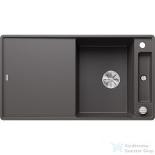   BLANCO AXIA III 5 S-F silgránit mosogató medence,forgatható kivitel,  fa vágódeszkával, munkalapszintű beépítés, palaszürke 523226