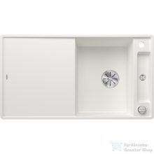   BLANCO AXIA III 5 S-F silgránit mosogató medence,forgatható kivitel, üveg vágólappal, munkalapszintű beépítés, fehér 523234