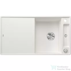   Blanco AXIA III 5 S-F SILGRANIT® mosogató medence munkalapszitű beépítéshez, távműködtetővel, üveg vágólappal, fehér 523234