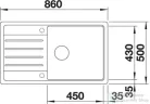 Blanco LEGRA XL 6 S SILGRANIT® mosogató medence, kávé 523331