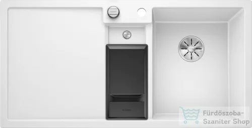 Blanco COLLECTIS 6 S SILGRANIT® mosogató medence, távműködtetővel, jobbos főmedencével, fehér 523348