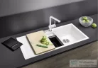 Blanco COLLECTIS 6 S SILGRANIT® mosogató medence, távműködtetővel, jobbos főmedencével, fehér 523348