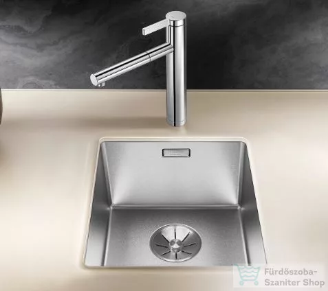 Blanco CLARON 340-U DURINOX rozsdamentes acél mosogató medence alulról való beépítéshez, selyemfényű acél 523384
