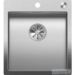   Blanco CLARON 400-IF/A DURINOX rozsdamentes acél mosogató medence, PushControl lefolyó-távműködtetővel, selyemfényű acél 523392