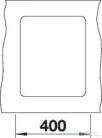 Blanco SUBLINE 320-F SILGRANIT® mosogató medence munkalapszintű beépítéshez, fehér 523419