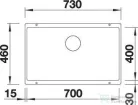 Blanco SUBLINE 700-U SILGRANIT® mosogató medence alulról való beépítéshez, tartufo 523449