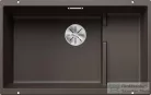 Blanco SUBLINE 700-U Level SILGRANIT® mosogató medence alulról való beépítéshez, multifunkciós kosárral, kávé 523461