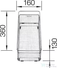 Blanco SUBLINE 700-U Level SILGRANIT® mosogató medence alulról való beépítéshez, multifunkciós kosárral, kávé 523461