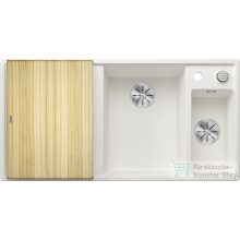   BLANCO AXIA III 6 S gránit mosogató fa vágódeszkával távműködtetővel jobbos fehér 523466