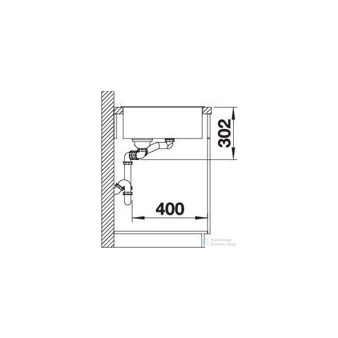 BLANCO AXIA III 6 S gránit mosogató fa vágódeszkával távműködtetővel jobbos fehér 523466