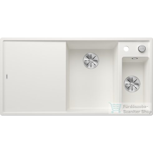 BLANCO AXIA III 6 S gránit mosogató fa vágódeszkával távműködtetővel jobbos fehér 523466