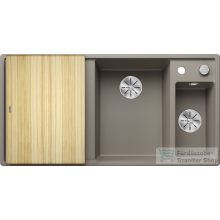   BLANCO AXIA III 6 S gránit mosogató fa vágódeszkával távműködtetővel jobbos tartufo 523469