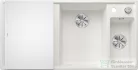 Blanco AXIA III 6 S SILGRANIT® mosogató medence, távműködtetővel, üveg vágólappal, jobbos főmedencével, fehér 523477