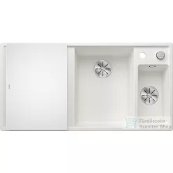   Blanco AXIA III 6 S SILGRANIT® mosogató medence, távműködtetővel, üveg vágólappal, jobbos főmedencével, fehér 523477