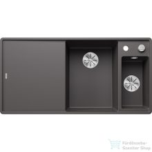   BLANCO AXIA III 6 S-F silgránit mosogató medence, jobbos kivitel,  fa vágódeszkával, munkalapszintű beépítés, palaszürke 523484