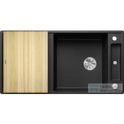   Blanco AXIA III XL 6 S SILGRANIT® mosogató medence, távműködtetővel, fa vágódeszkával, antracit 523500