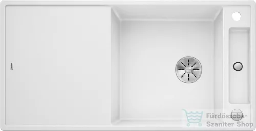 Blanco AXIA III XL 6 S SILGRANIT® mosogató medence, távműködtetővel, fa vágódeszkával, fehér 523504