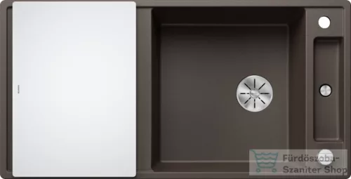 Blanco AXIA III XL 6 S SILGRANIT® mosogató medence, távműködtetővel, üveg vágólappal, kávé 523519