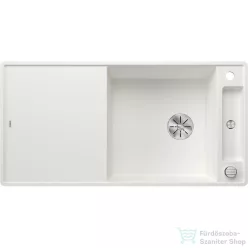   Blanco AXIA III XL 6 S-F SILGRANIT® mosogató medence munkalapszintű beépítéshez, távműködtetővel, fa vágódeszkával, fehér 523523