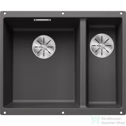   Blanco SUBLINE 340/160-U SILGRANIT® mosogató medence alulról való beépítéshez, balos főmedence, palaszürke 523549