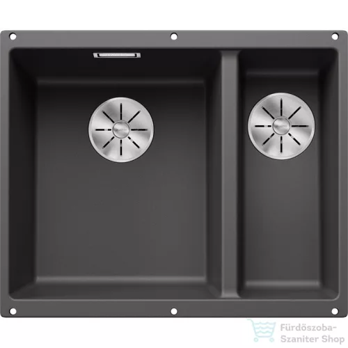 Blanco SUBLINE 340/160-U SILGRANIT® mosogató medence alulról való beépítéshez, balos főmedence, palaszürke 523549