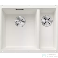   Blanco SUBLINE 340/160-U SILGRANIT® mosogató medence alulról való beépítéshez, balos főmedence, fehér 523552
