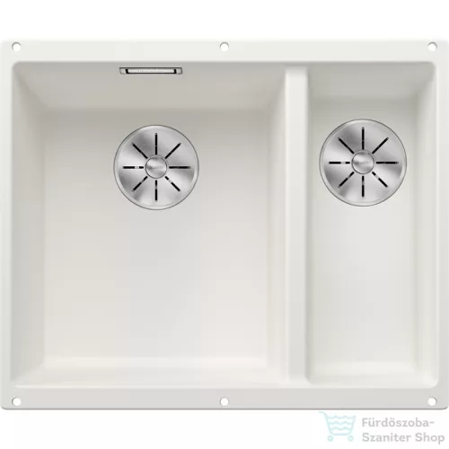 Blanco SUBLINE 340/160-U SILGRANIT® mosogató medence alulról való beépítéshez, balos főmedence, fehér 523552