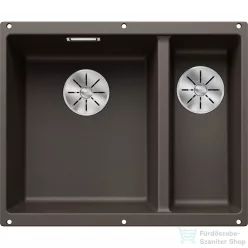   Blanco SUBLINE 340/160-U SILGRANIT® mosogató medence alulról való beépítéshez, balos főmedence, kávé 523557