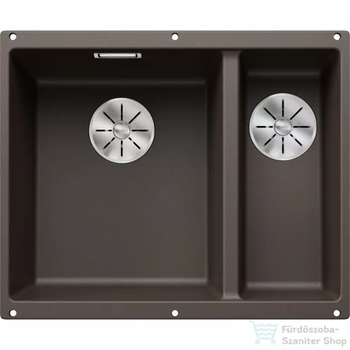 Blanco SUBLINE 340/160-U SILGRANIT® mosogató medence alulról való beépítéshez, balos főmedence, kávé 523557