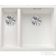   BLANCO SUBLINE 340/160-Uj silgranit mosogató medence jobbos főmedencével fehér 523562