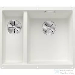   Blanco SUBLINE 340/160-U SILGRANIT® mosogató medence alulról való beépítéshez, jobbos főmedence, fehér 523562